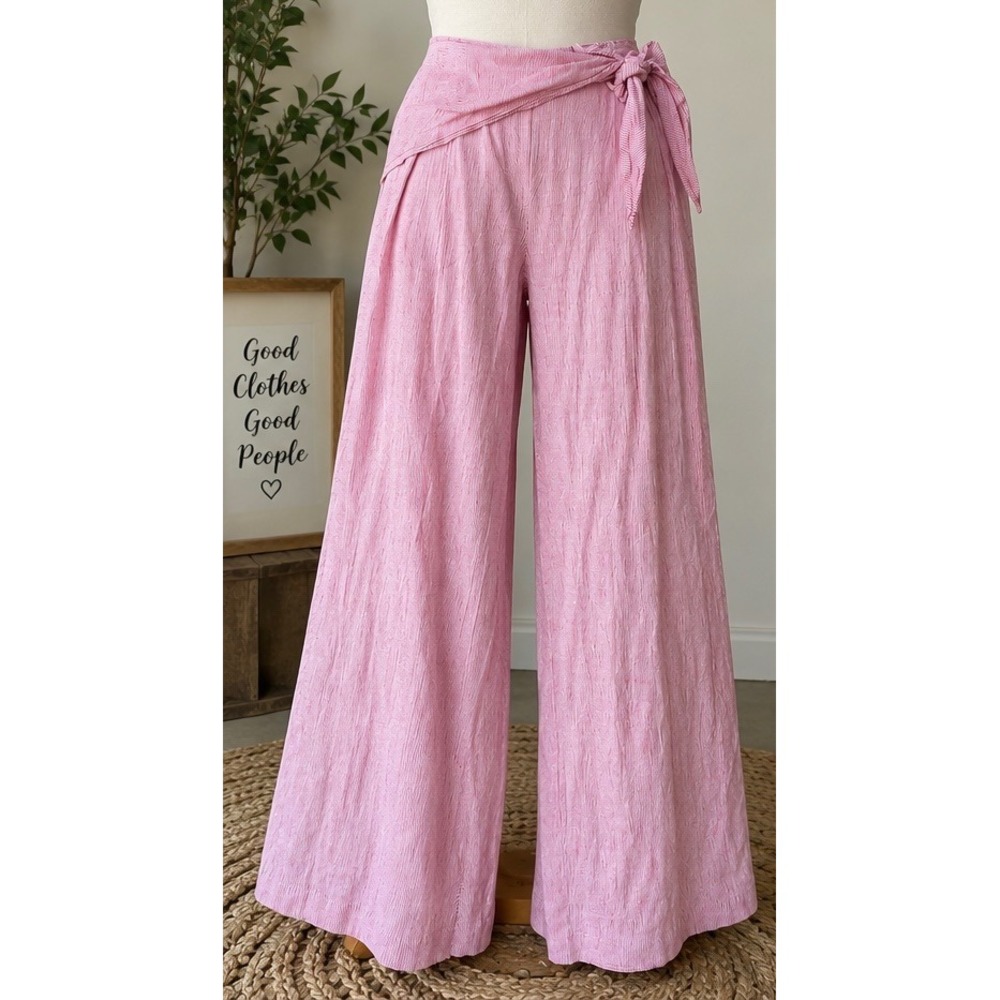 Michael Michael Kors Wide Leg Wrap Tie Pants 3